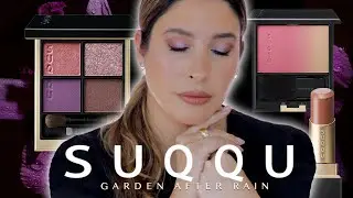 SUQQU PRE SUMMER 2021 GARDEN AFTER RAIN COLLECTION Review AMAOTO Eyeshadow Quad Swatches vs TOM FORD