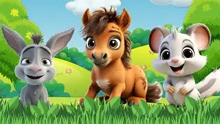 Farm Animal Habitat: Donkey, Horse, Meerkat, Monkey, Duck, Chicken,...&ndash; Animal Video