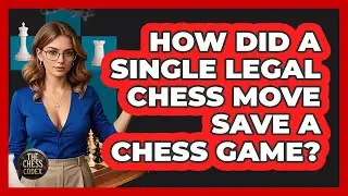 How Did A Single Legal Chess Move Save A Chess Game? - The Chess Codex