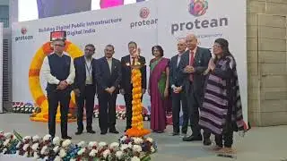 Opening bell ceremony of Protean eGov Technologies