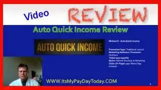 Auto Quick Income Review - How to Make Money with Auto Quick Income