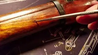 Mosin naguant  91/30 t 53 m44 barrel bands and retainer clips