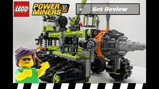 Lego Power Miners Review, 8964 Titanium Command Rig!