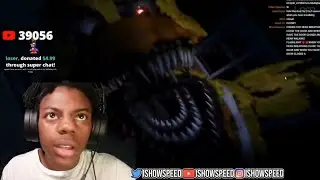 IShowSpeed FNAF 4 Jumpscare Compilation (Deleted Video)