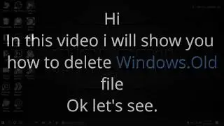 How to delete windows.old file from system on Windows 10