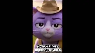 Cat Facts in 30 Seconds 💜🐱 (Purple Cat Edition) #animals #cat #facts #foryou #subscribe #trending 