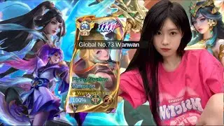 🔴 LIVE MLBB TOP GLOBAL WANWAN || RANK MYTHIC GLORY ‼️PENURUN BINTANG GRATIS #761