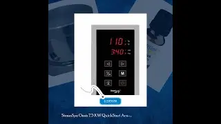 SteamSpa Oasis 7.5 KW QuickStart Acu-Steam Bath Generator Package with Built-in Auto Drain in Bru...