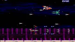 Aero Blasters / Air Buster on Sega Megadrive: Stage 4 Out of Gravity