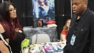 Ivy Doomkitty and Bernard Warren III at LA Comic Con 2017