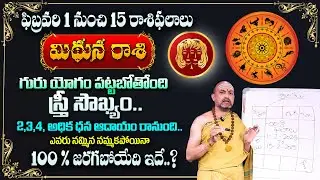 Mithuna Rashi Phalalu February 2025 | February Month Horoscope 2025 | Gemini | Nandibatla