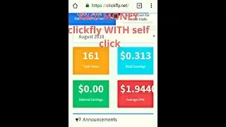 Earn UNLIMITED MONEY PAYPAL WITH CLICKFLY (Self click TRICK)