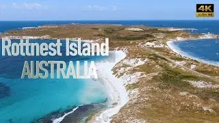 Rottnest Island Australia (4K UHD) Amazing Beautiful Nature Scenery with Relaxing Music | ULTRA HD