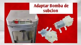 Mi Enfriador Black and decker no sube el agua ( adaptar Bomba )