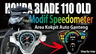 Modif Speedometer Honda Blade 110 Old | Restorasi Honda Blade Eps. 3 #7