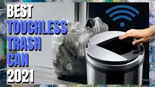 🗑️ Best Touchless Automatic Sensor Trash Can 2021 | Touchless Trash Can 🗑️