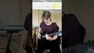 Black Veil Brides - Knives and Pens (Guitar Cover + Screen Tabs) #short