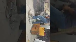 Rompe pavimento, rotomartillo a gasolina, Atlas Copco Cobra.