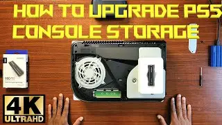HOW TO UPGRADE THE PS5 CONSOLE STORAGE WITH M.2 SSD - COMPLETE GUIDE [4K]