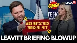 LIVE: White House in CRISIS | JD Vance & Leavitt Face Tough Questions | US Govt Shutdown