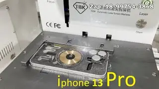 IPHONE 13 PRO Troca da Tampa Traseira no Laser