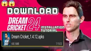 Dream Cricket 2024| Download|Installation steps|Dream Cricket 2024#prabug #dreamcricket2024