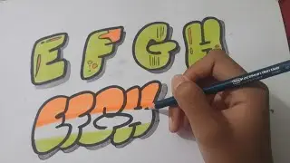 Graffiti Basics #2 – How to Draw Bubble Letters