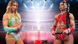 WWE 2K25 - Bianca Belair vs Charlotte Flair | Iron Man Match Match at Main Event