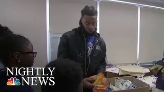 NFL Player-Turned-Teacher Aaron Maybin Helps Students During Baltimore Winter | NBC Nightly News