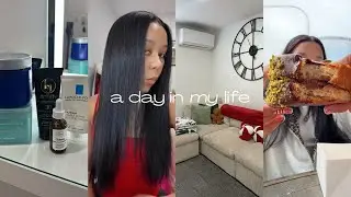 vlog | a day in my life, skincare, cleaning, Emish Market + shopping and MORE 