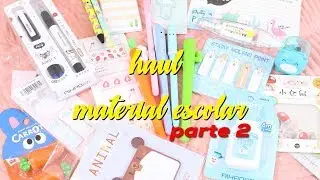 HAUL MATERIAL ESCOLAR 2018 📚! PAPELERIA BONITA + SORTEO | SISTER'S CHAOS