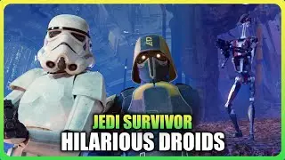 Star Wars Jedi Survivor - Hilarious Droids & Stormtrooper Dialogue/Funny Moments
