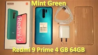 Redmi 9 Prime 4GB RAM 64GB Storage Unboxing-Mint Green for Rs.8,999/- from Amazon