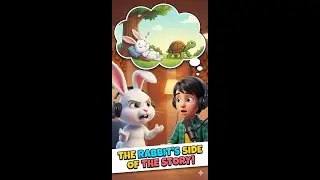 Rabbit and Turtle race story TRUTH! #trending #podcast #story #funny #shorts #rabbit #viral #comedy