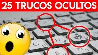 25 TRUCOS SECRETOS del TECLADO de tu PC | FUNCIONES OCULTAS de tu ORDENADOR que NO CONOCES (2021)