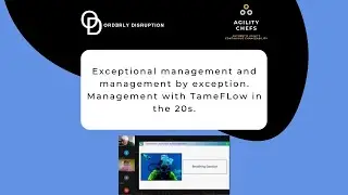 Exceptional management and management by exception. Management with TameFLow in the 20s.