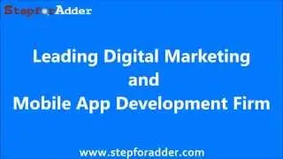StepforAdder: #1 SEO India Firm | Mobile App development Company