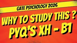 Экзаменационные вопросы по психологии GATE 2026 &mdash; Вопросы прошлых лет (2021&ndash;2025) #gatepsychology