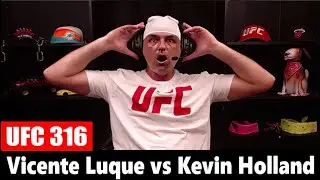 UFC 316: Vicente Luque vs Kevin Holland LIVE REACTION