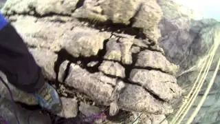 Carstensz Pyramid - Tyrolean traverse