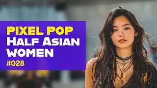 028 - Beautiful Half Asian Women