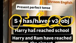 Perfect tense - present/past/future