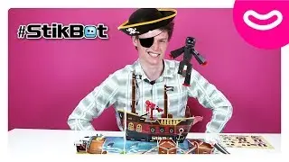 STIKBOT. Обзор набора для анимации Остров сокровищ 🏝️ Видео для детей