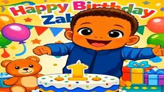 ZAH ZAH BIRTHDAY SONG BABY ANTHEMS