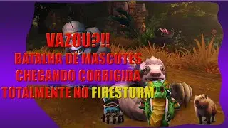 Sistema de batalha de mascotes totalmente funcional chegando no WoW Firestorm Shadowlands