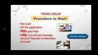 Tronx Group Business Plan full Details contact 6282701066