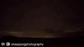 Star lapse at The Bison Resort in Kabini