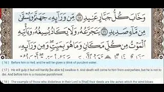 14 - Surah Ibrahim - Dr Ayman Suwayd - Teacher - Learn Quran Tajweed
