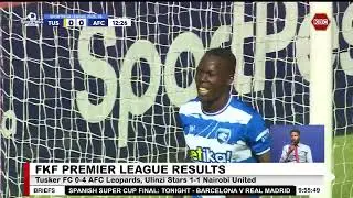 FKF Premier League I AFC Leopards remains top of table after beating Tusker 4-1