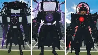 Astrol hydra titan vs All multiverse man,tvman, speakerman ! Minecraft mod battle
